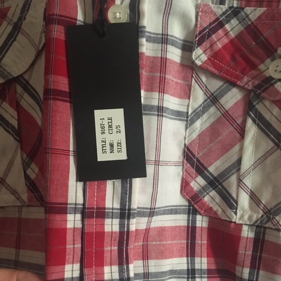 NWT Haight & Ashbury Mens Short Sleeve Button Shirt Size Small - Picture 2 of 4